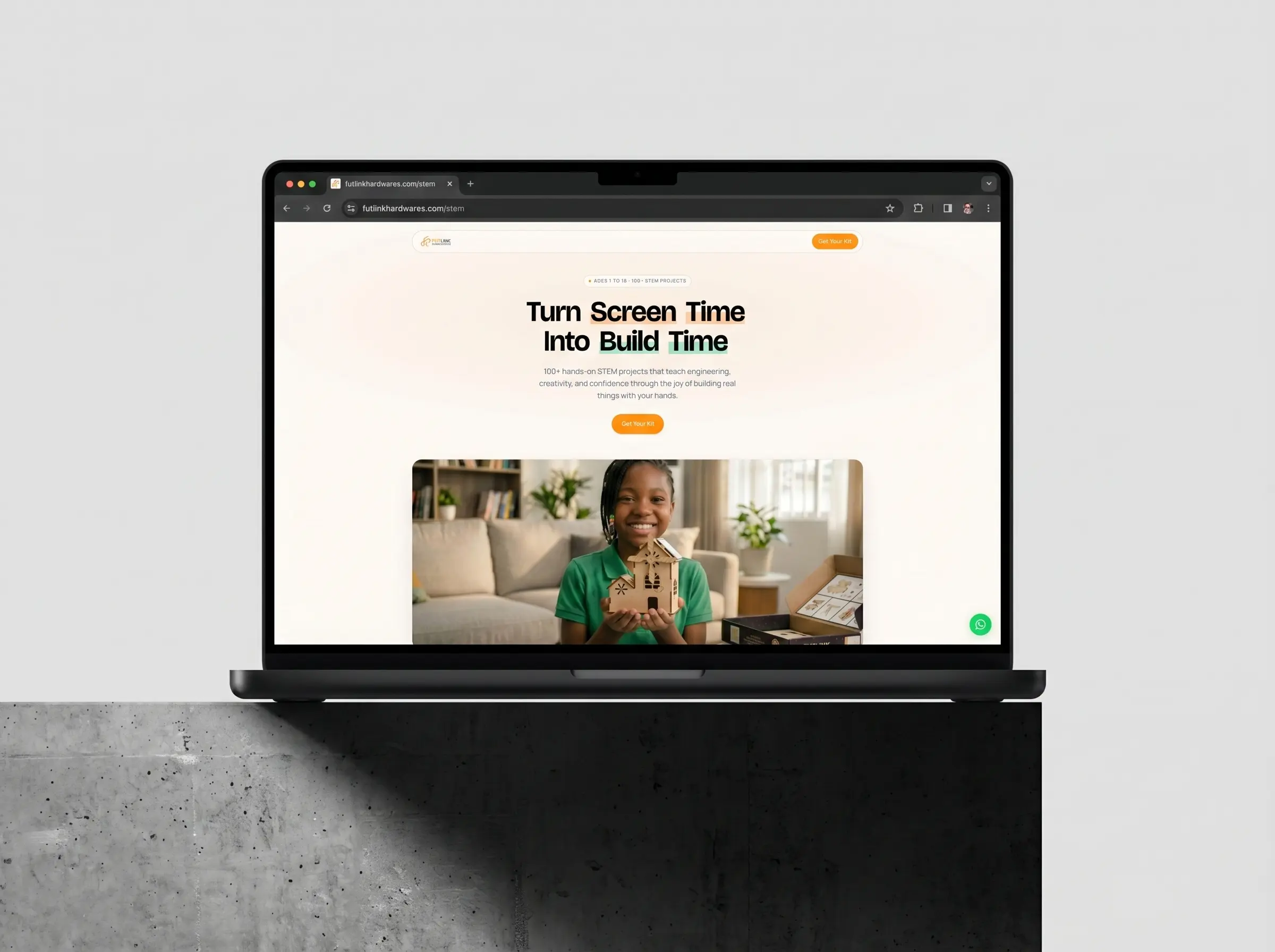 Futlink STEM Kits — an education e-commerce site built by Victory Oghenekparobo